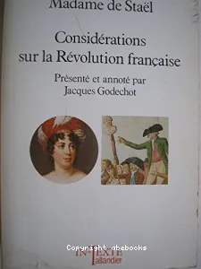 Condidérations sur la révolution française