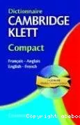 Dictionnaire Cambridge Klett compact