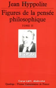 Figures de la pensée philosophique tome II
